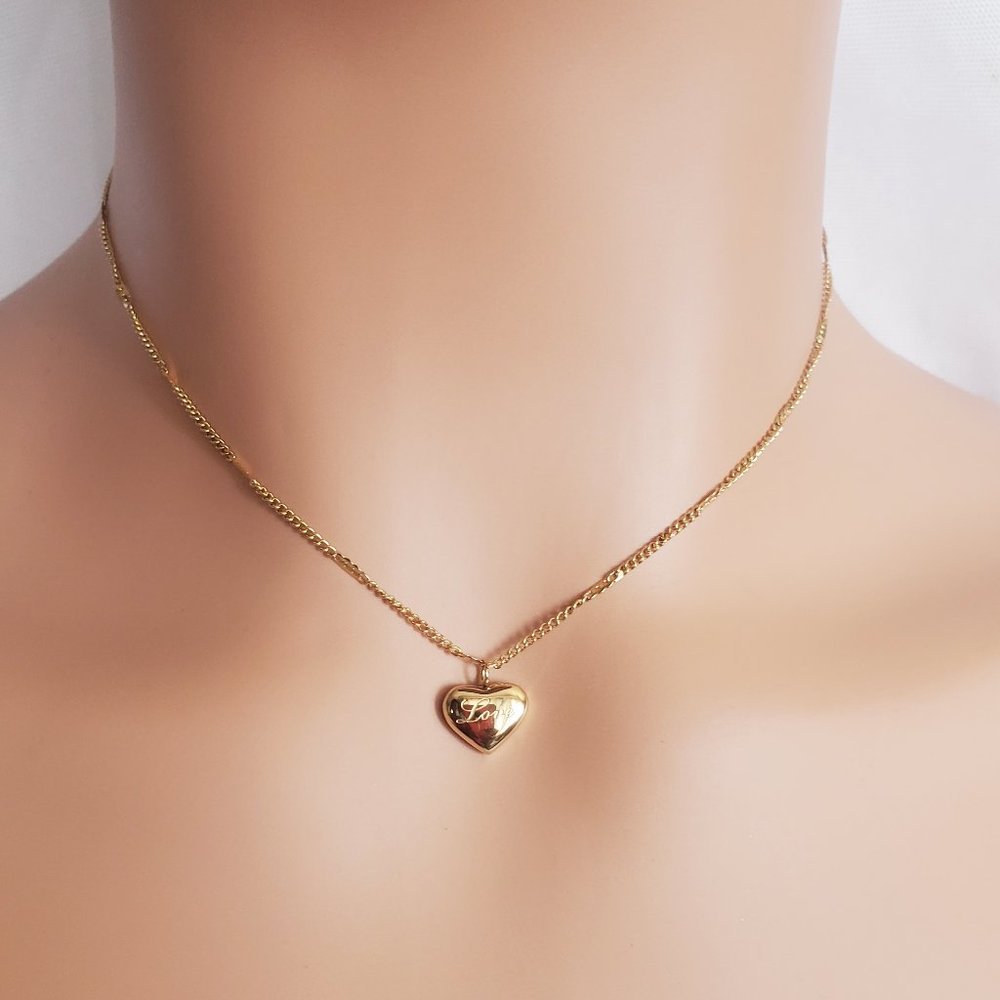 Gold Heart Necklace